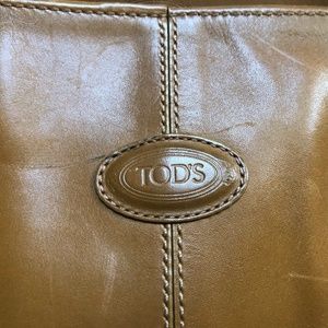 Tan Tods Leather Tote
